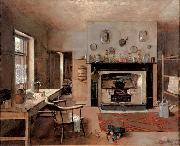 Frederick Mccubbin Kitchen at the old King Street Bakery oil painting
